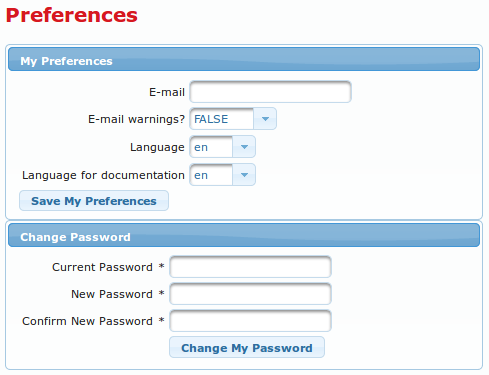 ch2 user preferences